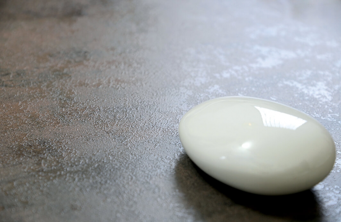 Detailansicht Felsstein Umbra Keramikstruktur